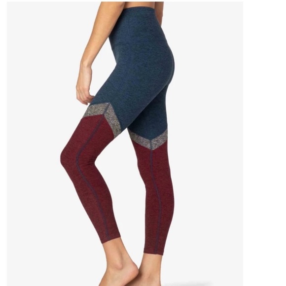Beyond Yoga Pants - Beyond Yoga Tri-Panel Spacedye High-Waisted Midi Leggings